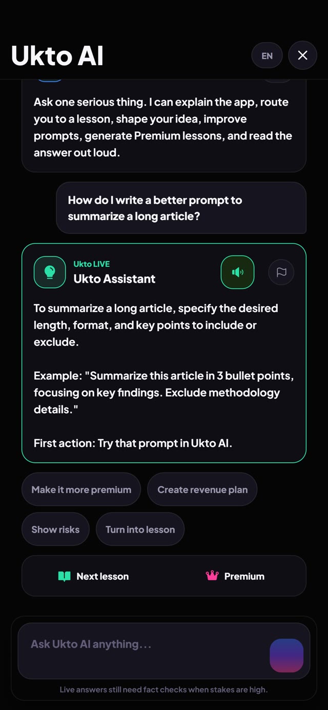 Ask Ukto